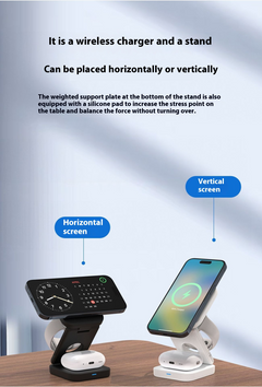 TRIO FOLDING WIRELESS CHARGER