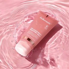 4pcs/set Collagen Jelly Cream Peel-Off Mask Salmon Collagen essence Collagen Overnight Facial Mask Wrapping Firming Moisturizing