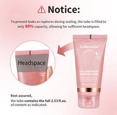4pcs/set Collagen Jelly Cream Peel-Off Mask Salmon Collagen essence Collagen Overnight Facial Mask Wrapping Firming Moisturizing