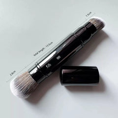 1pc Portable Dual ended Foundation Makeup brush Travel size Powder Base Make up brushes Angled Liquid Foundation Beauty tool 980