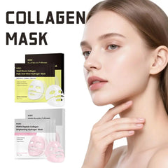 KOEC PDRN Peptide Bio Collagen Hydro-Gel Mask, Snail Mucin & Kojic Acid, Hydro-Gel Sheet Mask for Moisturizing & Pore Care