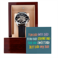 Personalize a watch with a message card