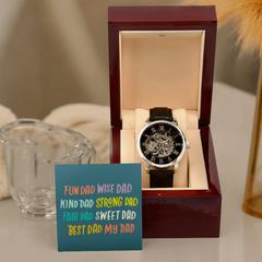Personalize a watch with a message card